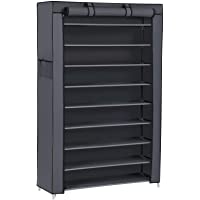 SONGMICS Estante para Zapatos de 10 niveles con Tapa Antipolvo- Armario para Guardar Zapatos- Organizador para Zapatos…